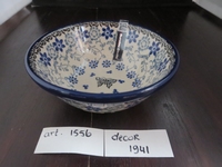 Bowl Butterfly Center 1941 Bunzlau Castle