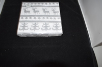 Christmas Stencils Silver servetten