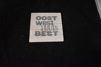 Oost west thuis best Onderzetter