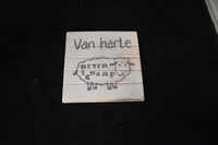 Van harte beterschap Onderzetter