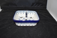 Square Bowl Cat black Bunzlau Castle