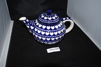 Theepot Blue Valentine Bunzlau Castle