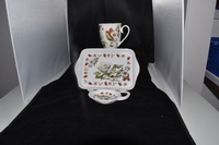 Tea for One set White Roses