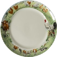 Dinerbord Koe - Kip Wiebe van der Zee