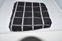Keukendoek  Zwart kleine ruit Elias