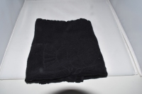 Keukendoek Zwart met ingeweven Vis  Elias