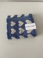 Keukendoek Harten Bunzlau Castle Grijs- Blauw