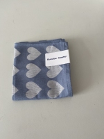 Theedoek Harten Bunzlau Castle Grijs-Blauw