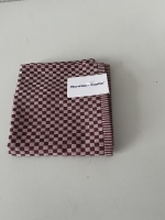 Theedoek Bordeau Rood geruit Bunzlau Castle