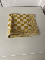 Keukendoek Geel gerblokt DDDD