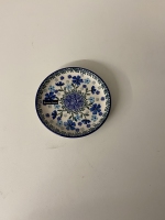 Cake dish Blossom Blue Bunzlau Castle