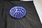 Bowl Bunzlau Castle Blauw met witte sterren 0359A